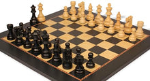 The Chess Store French Lardy Staunton Chess Set with Queen's Gambit Board - 3.75" King