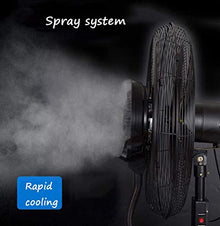 GAZOGJ Heavy-Duty Fan Powerful Oscillating Cooling Fan Noiseless/Industrial Humidifying Misting Fan/Fit for Workshop, Warehouse