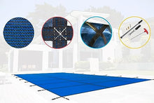 WaterWarden Inground Pool Safety Cover 20' x 50' Blue Mesh