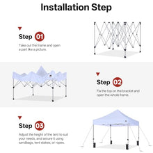 ABCCANOPY Aluminum Steel Hex Leg Tent 600D Commercial Canopy 10x10 White