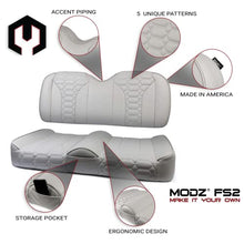 MODZ® FS2 Custom Golf Cart Front Seat for Club Car Precedent/Onward/Tempo - [2004-Up] - Gray Base
