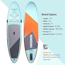 MISSION Argo Inflatable Stand Up Paddle Board iSUP
