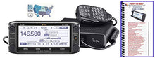 Icom Bundle - ID-5100A Deluxe VHF/UHF D-Star Mobile Transceiver with Mini-Manual and Quick Reference Card Black