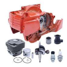 XZHBRZ Crankcase Crankshaft 50mm Cylinder Kit Fit for 362 365 371 372 Chainsaw Piston Rings Needle Bearing Spark Plug Parts