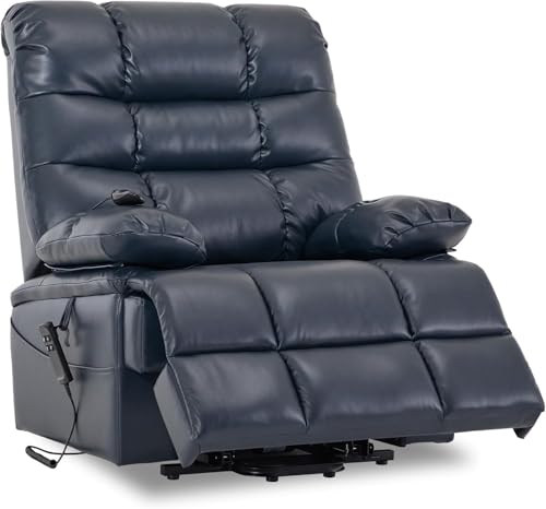 KTYUERGHK Extra Wide Power Lift Recliner for Adults with Heat Massage