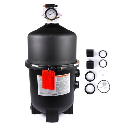 replacement for 425 SQFT Cartridge Pool Filter System W3C4030 C4030 – 4-Element In-Ground Pool & Spa Filtration Unit 4 Cartridge Filtration System, 2" Inlet/Outlet, 150 GPM Flow Rate