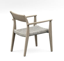 WholesaleTeakFurniture Qty 4 - Grade-A Teak Wood Luxurious Solo/Single Amilo Weathered Teak Stacking Arm Chairs #26AMAA