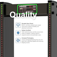 Walk Through Metal Detector, MegaDetector® 18-Zone IP65 Outdoor US Flag