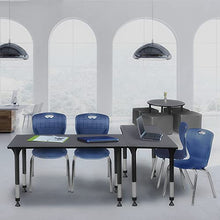 Regency Kitt Height Adjustable Classroom Table 60" x 24" Slate
