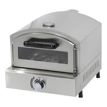 Beachtiful Gas Pizza Oven Countertop Stainless Steel Pizza Oven with 13" Pizza Stone, Cooking Pizza Steak Fish Chicken and More, for Outdoor Garden Outside Party
