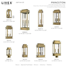 Livex Lighting 20207-01 1-Light Outdoor Wall Lantern, Antique Brass