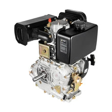 186F 9HP Diesel Engine 4 Stroke Single Cylinder 406CC Forced Air Cooling Diesel Engine for Agricultural Machinery