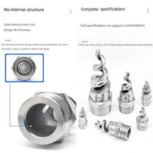 Spray Nozzle Tips, Stainless Steel Spiral Atomizing Nozzle 90 and 120 Degree 1/4 to 2 Inch Pack of Multiple Packaging Options(1.5 Inch-304 Stainless Steel,10pcs)