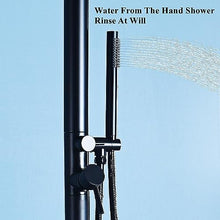 CFDZCP Outdoor Shower kit Outdoor Garden Shower with Rain Shower & Hand Shower, Portable, Outside Shower Station Fixture for Outdoor Backyard Poolside Beach Pool Spa