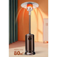 Propane Outdoor Heater Outdoor Heaters for Covered Patio Greenhouse Heater Outdoor Patio Heater with Wheels and Cover Auto Shut Off & Tip-Over Protection