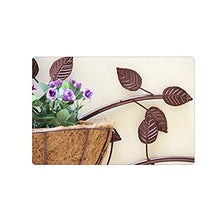DLUXCA Hanging Planter Pots Small Decorative Wall Planters for Cactus Decor & Hanging Plants (Color : Svart, Size : One Size)