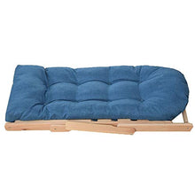 Renovation House Foldable Seat Lounge Chair Recliner Adjustable Patio Sofa Relaxing Lounge Chair Furniture (Color : Blue Size : 74 * 128 * 16cm)
