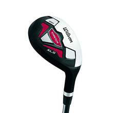 Wilson Beginner Complete Set 10 Golf Clubs with Stand Bag Men's Left Hand Stretch XL Black/Grey/Red