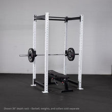 Titan Fitness X-3 Series 90" White Bolt-Down Power Rack 1650 LB Cage