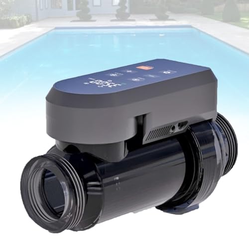 PweKzxt Salt Chlorinator,Saltwater Pool Chlorinator,Saltwater Chlorinator, Saltwater Chlorine Generator for Swimming Pool,for Swimming Pool salinity20