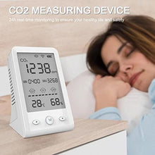 ONMYJFD CO2 Meter Digital Temperature Humidity Sensor Tester Air Quality Monitor Carbon Dioxide Detector Home Office