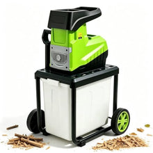 Garden Shredder Electric Wood Chipper with 60L Bin