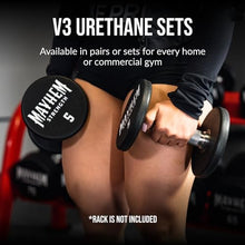 Mayhem Strength V3 Urethane Dumbbells Set Black