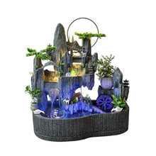 GLigeT Outdoor Water Fountain Rockery Water Screen, Courtyard Office Living Room Decoration, Outdoor Courtyard Fountain Landscaping Outdoor Fountain (Color : B)