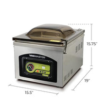 Vacmaster VP220 Commercial Chamber Vacuum Sealer Stainless Steel Silver