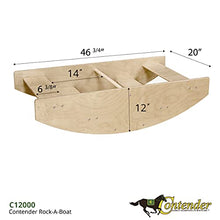 Contender Kids Birch Plywood Rocking Seesaw Natural