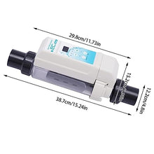 Swimming Pool Chlorinator 8/16/12/20g/h Salt Chlorinator SPA Pool Salt Chlorine Machine Generator Salt Chlorine Machine (12g)