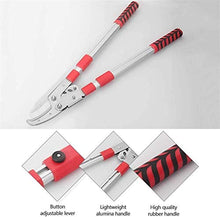 Handheld Extendable Garden Shears Telescopic Anvil Lopper Fruit Tree Pruning Steel SK5 High Branch Shears Garden Trimming Tools Thick Branches Scissors