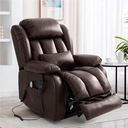 Power Lift Recliner with Heat Massage, USB for Elderly Adults
