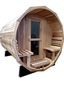 SymbolicSpas Canadian Redwood Cedar Outdoor Sauna
