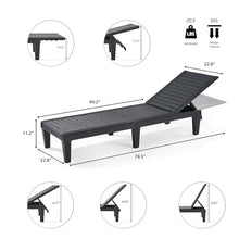 Nestl Lounge Chair Outdoor, Tanning Chair, Chaise Lounge Outdoor Set of 12