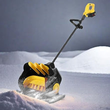WEIMILOR Cordless Electric Snow Shovel 21-Volt 4-Ah Cordless Snow Shovel, Kit (Sweeping Width: 41cm/16.1ln Sweeping Depth: 15cm/5.9ln),2xbattery