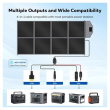 400W Foldable Solar Panel 40V Portable Solar Charger with MC-4