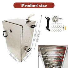 DINENOVATE Commercial Stainless Steel Meat Smoker 5-Layer 110V 1KW