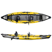 Waimea Bay Rigid Inflatables Amped 2 Seater Inflatable Fishing Kayak Multicolor
