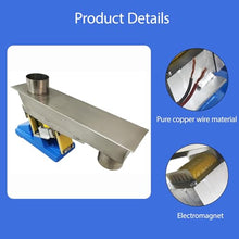 BEILOCKERY 110V Electromagnetic Vibrating Feeder, GZV-3F Shaking Feeding Machine 3000r/min, 20W Mini Vibration Feeder Closed for Granular and Powdery Materials with Controller