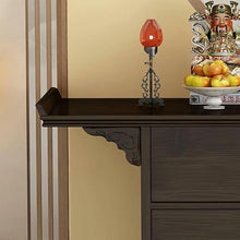 BTOIASYHF Personal Shrine Altar Table for Day of The Dead - Meditation and Prayer Cabinet, Buddhist Niche Offering and Incense Table, Perfect for Home Use.
