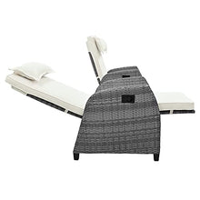 Miscoos 3-Piece Sofa Set with Coffee Table Outdoor Patio Furniture Off White