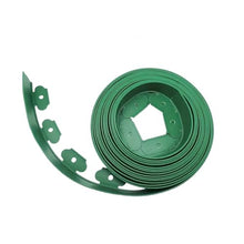 10M L Shaped Lawn Edging Heavy Duty Landscape Border for Grass Gravel Separation Pavement Edge Restraint Garden Barrier(Green-10CMx10m)