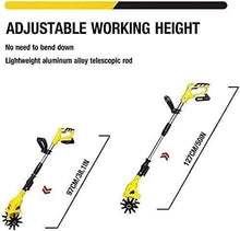 UWYTGF Garden Tiller,Electric Tillers Cordless Electric Garden Tiller, Cultivator & Rotavator, Lithium-Ion Battery Pack Tiller Cordless Garden Cultivator