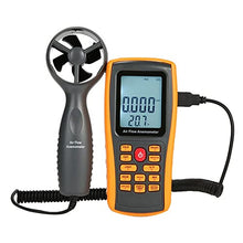 XARONF Handheld Anemometer, Wind Speed Meter Wind Velocity Airflow Tester Gauge with Backlight Display (Suitcase Included)