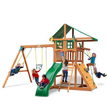 Gorilla Playsets Avalon Treehouse Wooden Swing Set Cedar