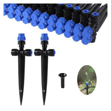 ASDJKL Garden Supplies Adjustable 1/4" Irrigation Misting Dripper 360degree Sprinkler Drip Watering Tool 4/7mm Hose Garden Yard Nozzle(50 PCS)