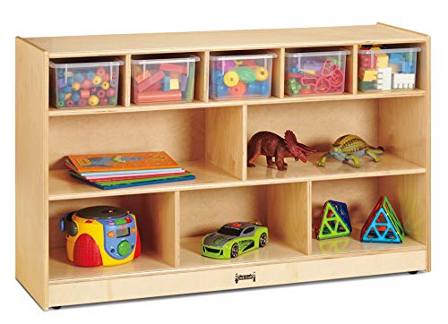Jonti-Craft Mobile Storage Unit Shelf Beige