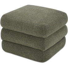 Moe's Home Collection Lowtide Stool Shadowed Green Fabric