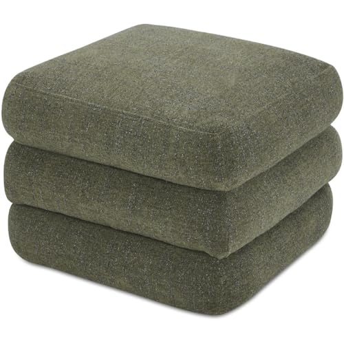 Moe's Home Collection Lowtide Stool Shadowed Green Fabric